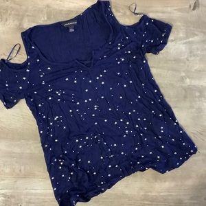 Rock & Republic Shirt with open shoulders